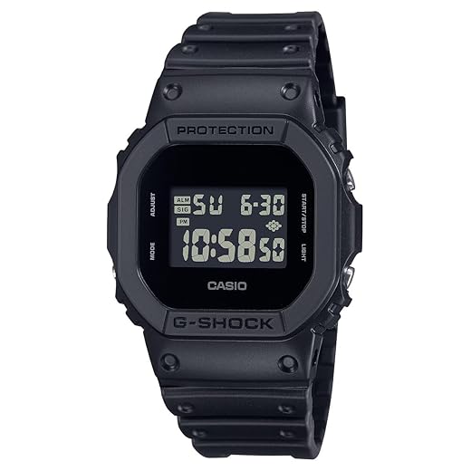 Relógio de Pulso Masculino Casio G-Shock Digital Light LED DW5600UBB1DR