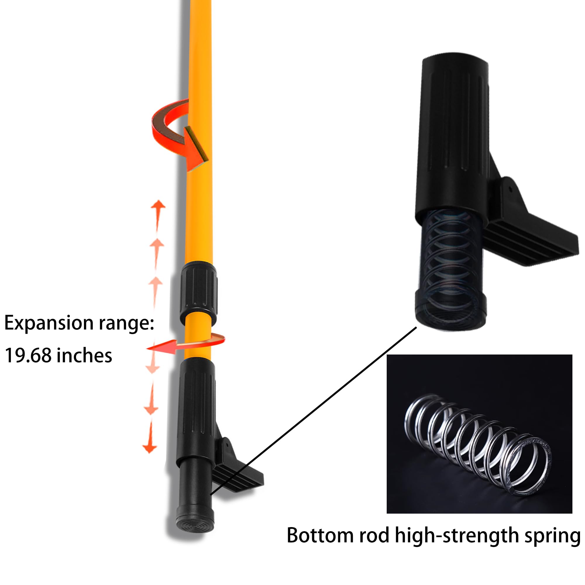 Multifunctional Laser Level Pole - 13.77ft -6
