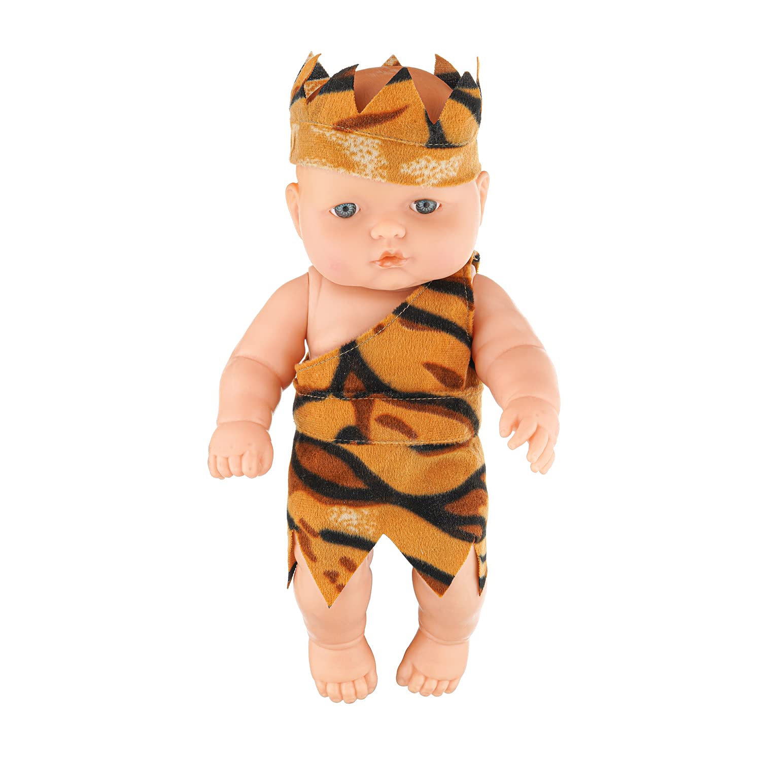 Buy EL FIGO Cute Little Boy In Jungle Dress Rubber Doll For Kids