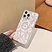 Benbabuwe Magnetic for iPhone 17 Case, Pink Bow Clear Case Compatible with MagSafe, Wireless Slim Ribbon Aesthetic Phone Cover Girly Shockproof Protective Cases for Women Girls