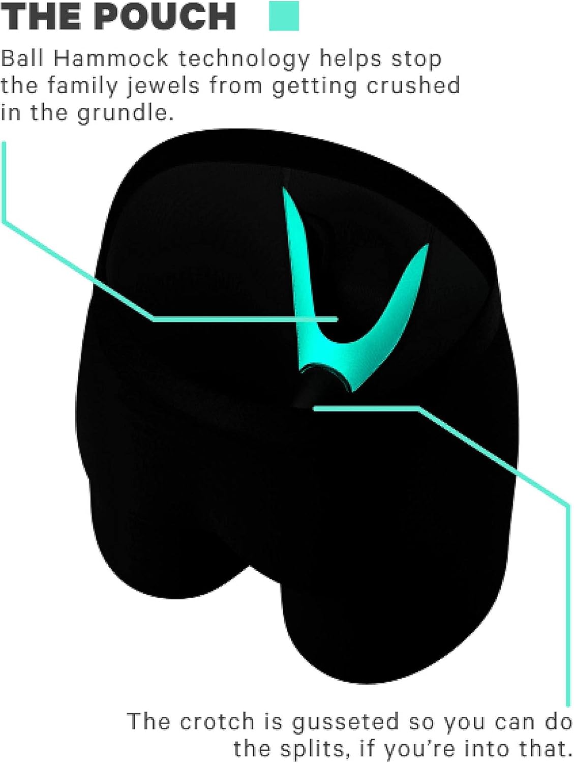 Shinesty Long Leg Boxer Briefs for Men - Support Ball Hammock Underwear - Image 3