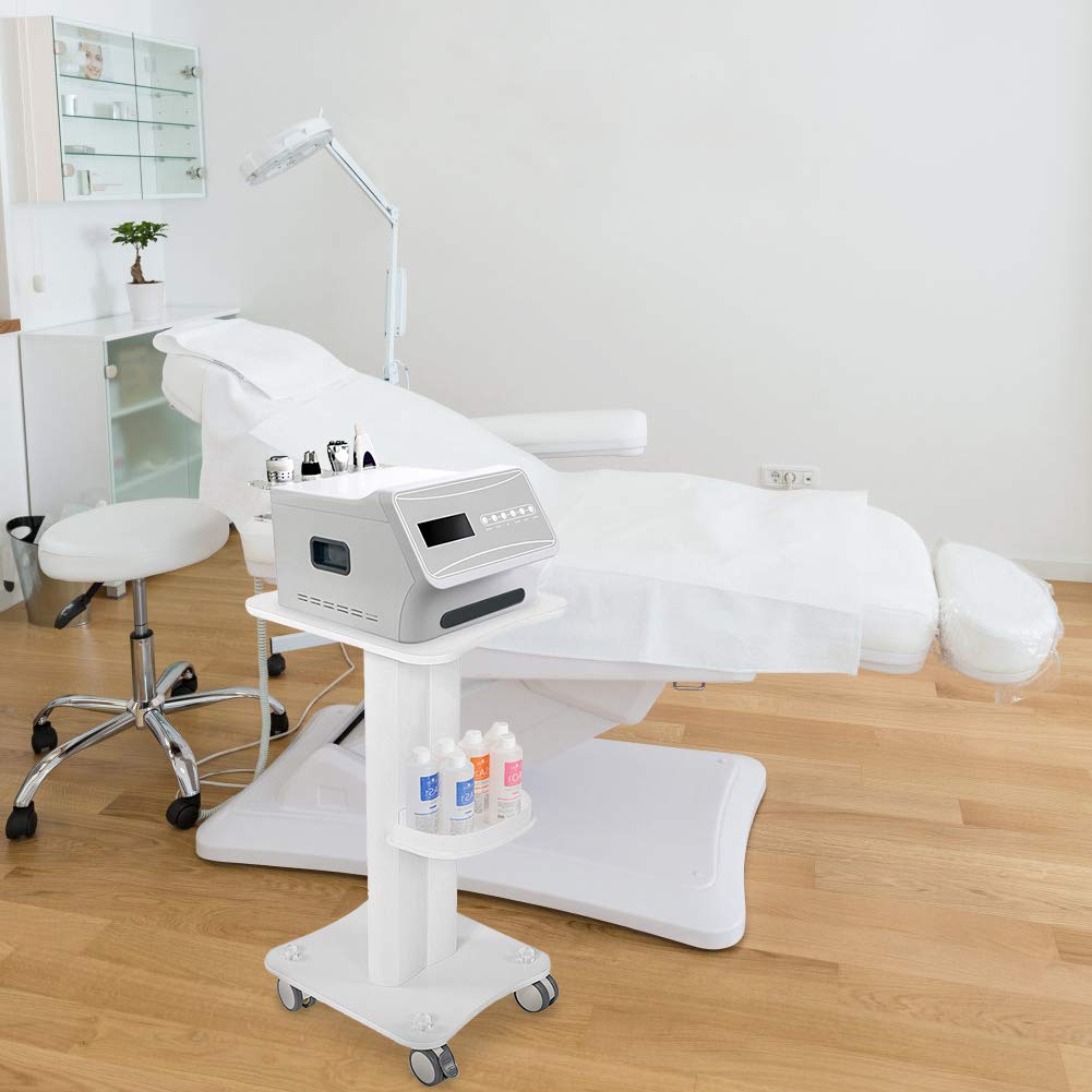 Kosmetikwagen Salonwagen, Arbeitswagen mit Ablagefach Tragbar Gerätewagen Friseur Rollwagen Beauty Salon Trolley mit Rädern Medizinischer Wagen, für Schönheitsinstrument SPA