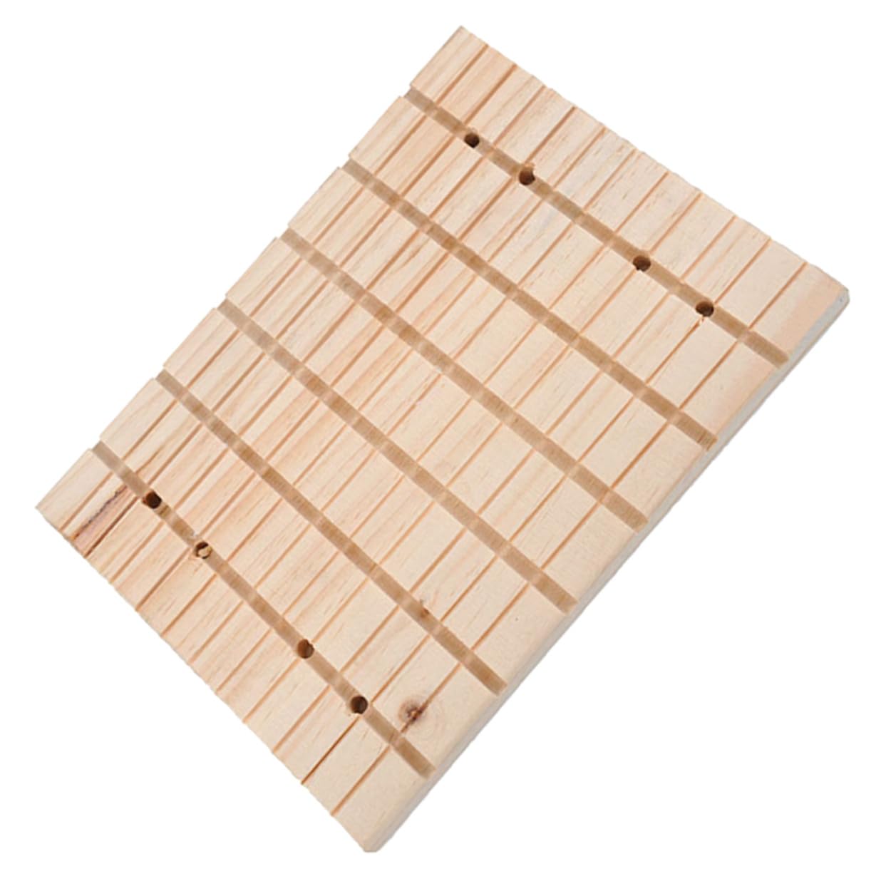 Tavoletta in Legno per Piccoli Animali Piastra per Mantenimento Unghie Conigli Criceti e Porcellini d Materiale Durevole e Facile da Pulire Protezione Piedi e Unghie