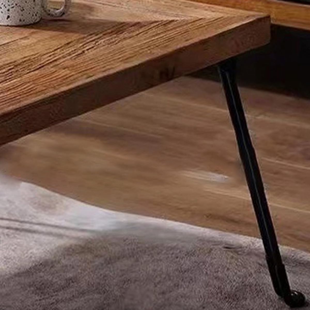 Alipis Klappbare Haarnadel Tischbeine 250mm aus Robustem Eisen Faltbare Schreibtisch und Couchtischbeine mit Glatter Oberfläche Platzsparend und Rostfrei