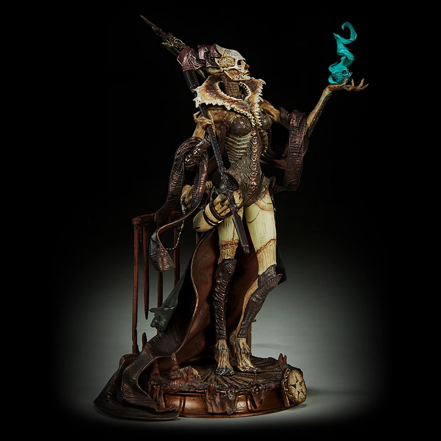 Figurine Court Of The Dead – Xiall The Great Osteomancer Par Sideshow (825/2000)