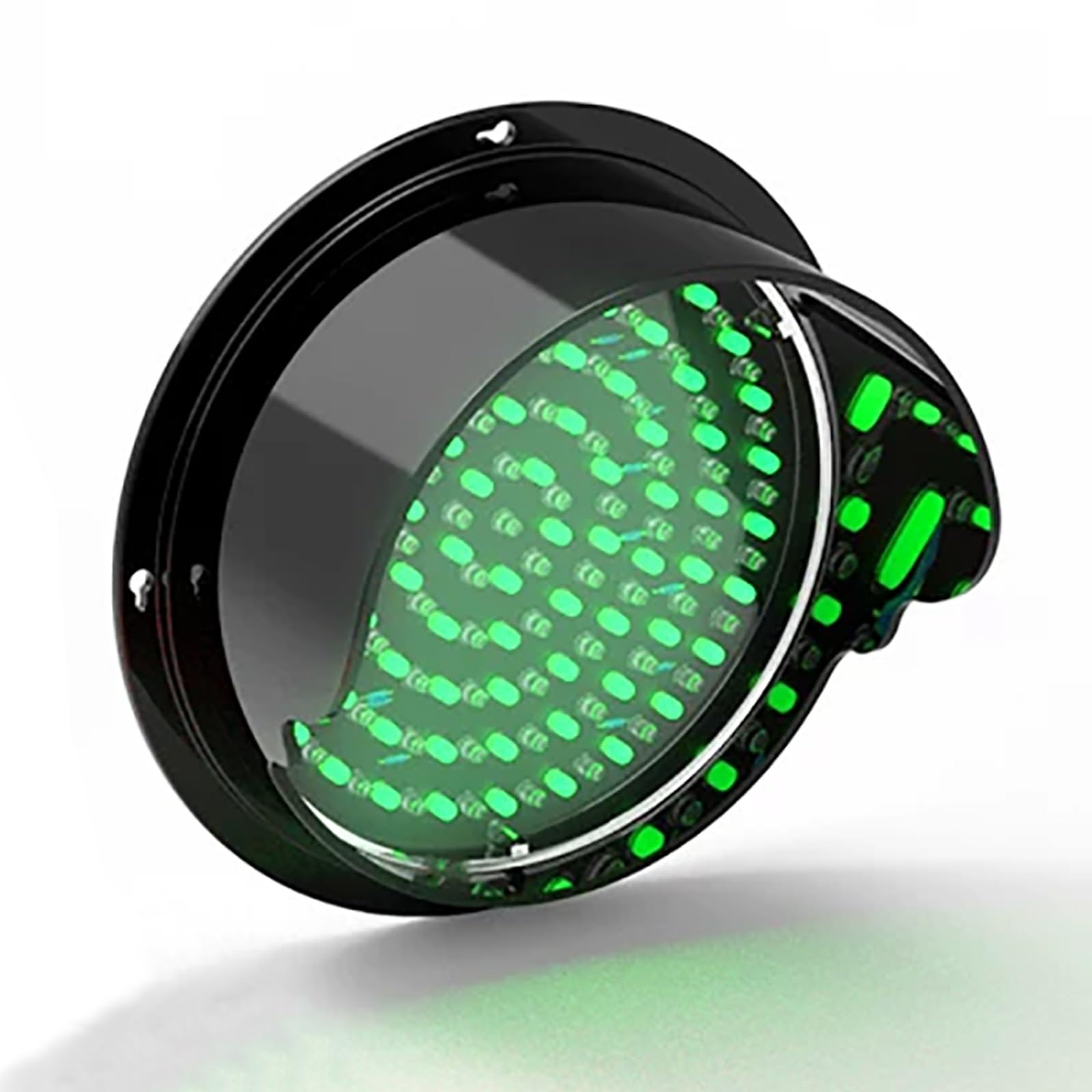 Sygnalizacja Świetlna 12/24 V, Przemysłowa Lampa Ostrzegawcza | Do Zastosowań Drogowych, Domowych, Biurowych, Barowych(12 V Green,200mm/8 in)