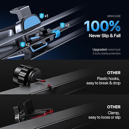 Miniatura 5 de Miracase Soporte para coche MagSafe 16 imanes más fuertes Soporte magnético de ventilación de aire para automóvil, fácil de usar Soporte de teléfono