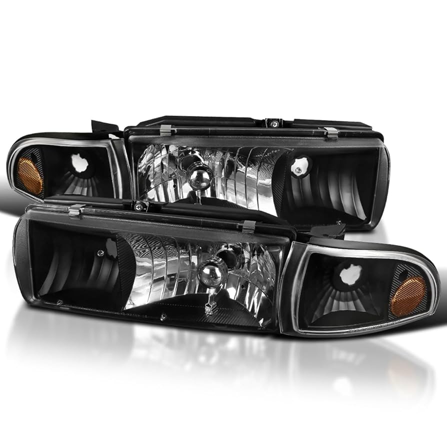 Amazon.com: SPEC-D TUNING Black Headlights + Corner Signal