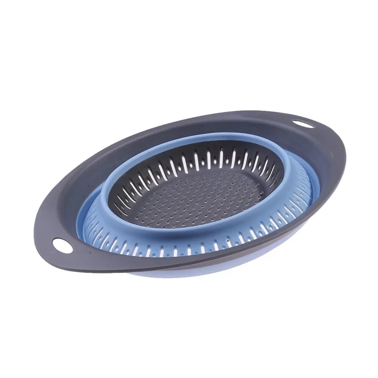 Égouttoir pliable en silicone pour gagner de l'espace dans vos placards