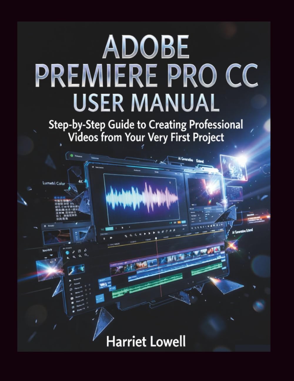 Adobe Premiere Pro CC User manual: Step-by-Step Guide to Creating Professional Videos from Your Very First Project (Tach Whisperer Guides)