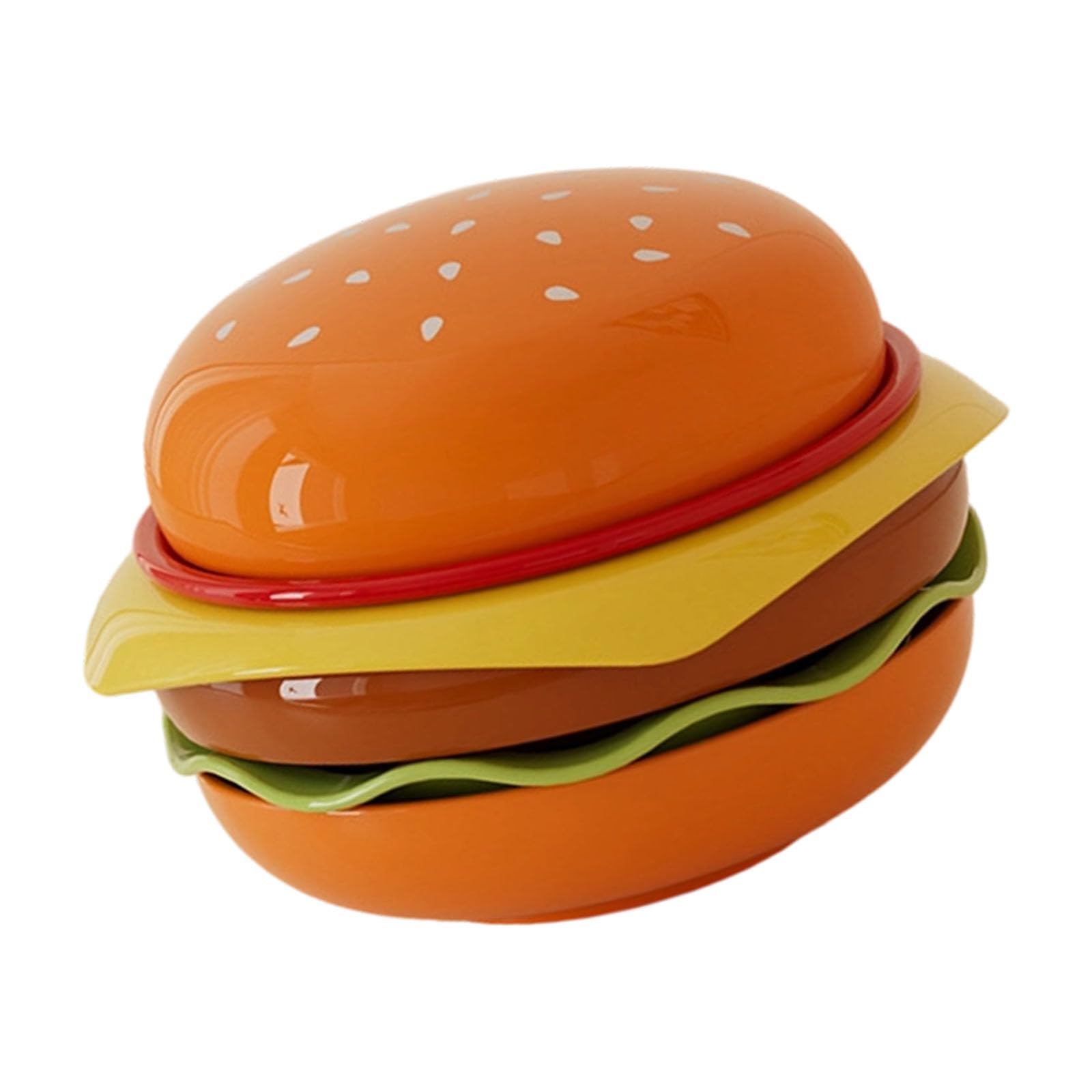 Jazuaiao Family Friendly Stackable Hamburger Condiment Safe Materials for Daily Home Use Stackable