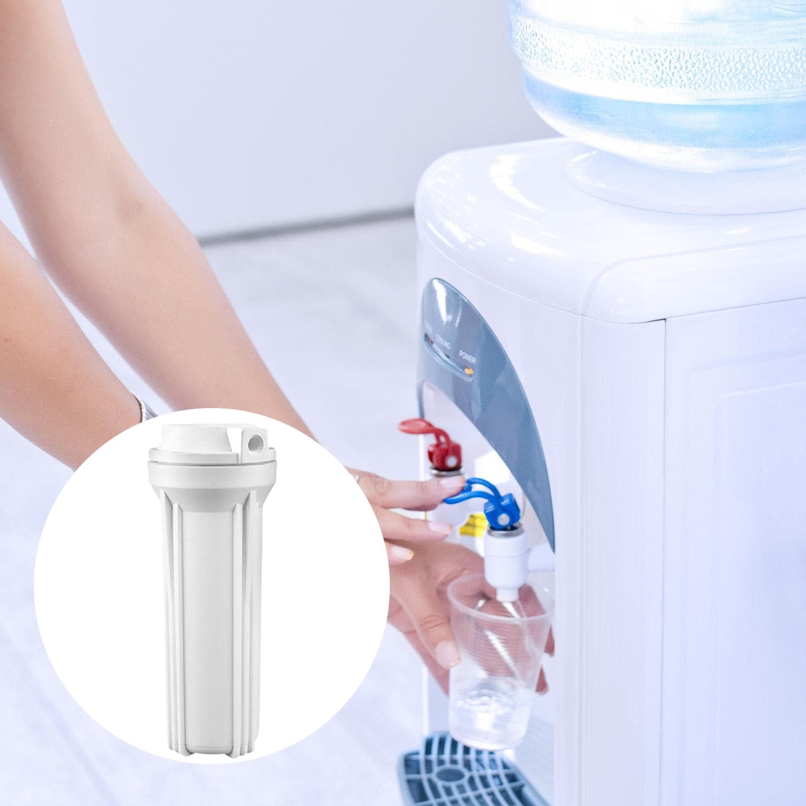 Alloggiamento del Filtro Acqua da 10 Pollici per sistemi osmosi inversa Soluzione per l'acqua Potabile per Durata e Facile Manutenzione Filtro Acqua Facile Installazione