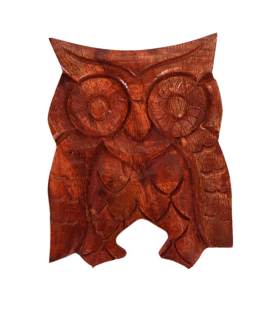 Purpledip Magic Wooden Puzzle Box 'Night Owl': Handmade Decorative Box (11061), Brown, Small - Image 3