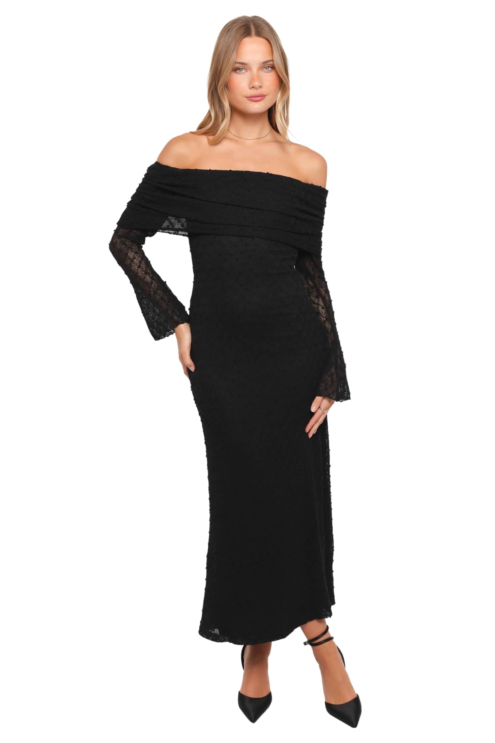 Petal & Pup Women's Wilma Off Shoulder Dress