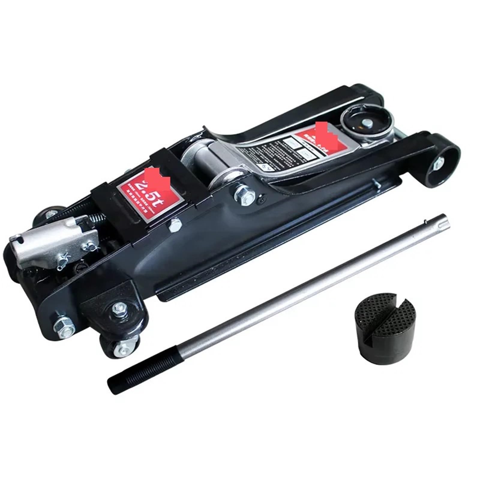 Gato hidráulico Gato hidráulico de elevación de Piso for Coche, 2,5 toneladas, posición ultrabaja, Bomba Simple, Soporte for Ruedas, Herramientas de reparación de neumáticos