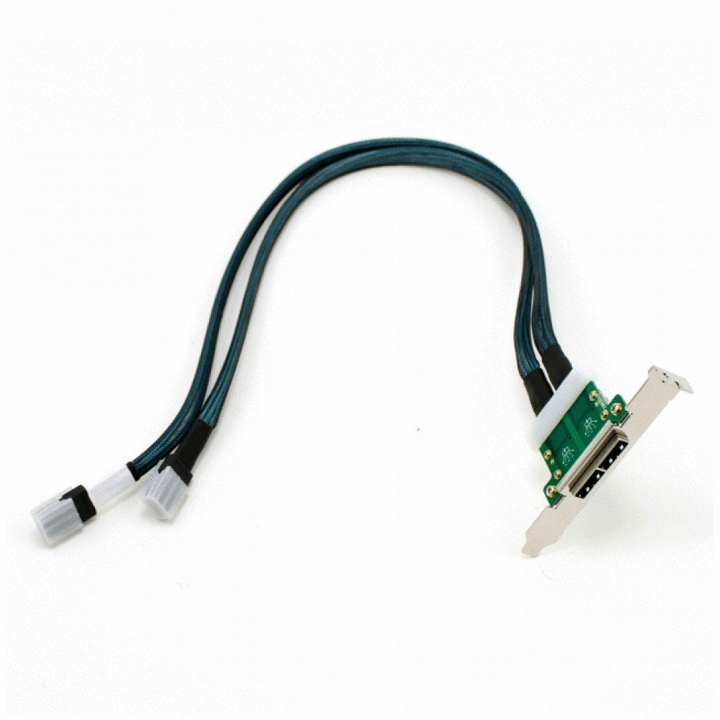 Supermicro SAS Dualport Cable Assembly (Internal to External), 68/76cm Electronics
