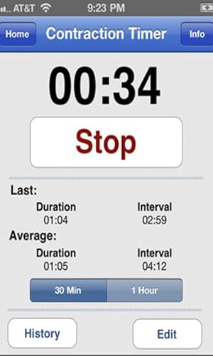Simple Contraction Timer