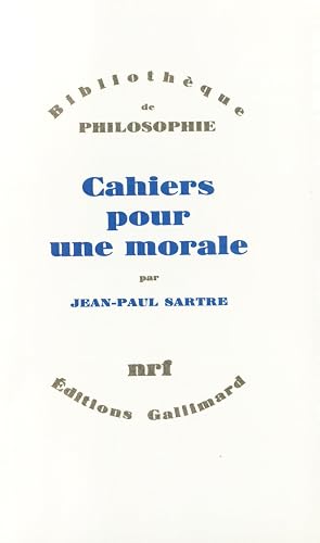 Couverture de Cahiers pour une morale