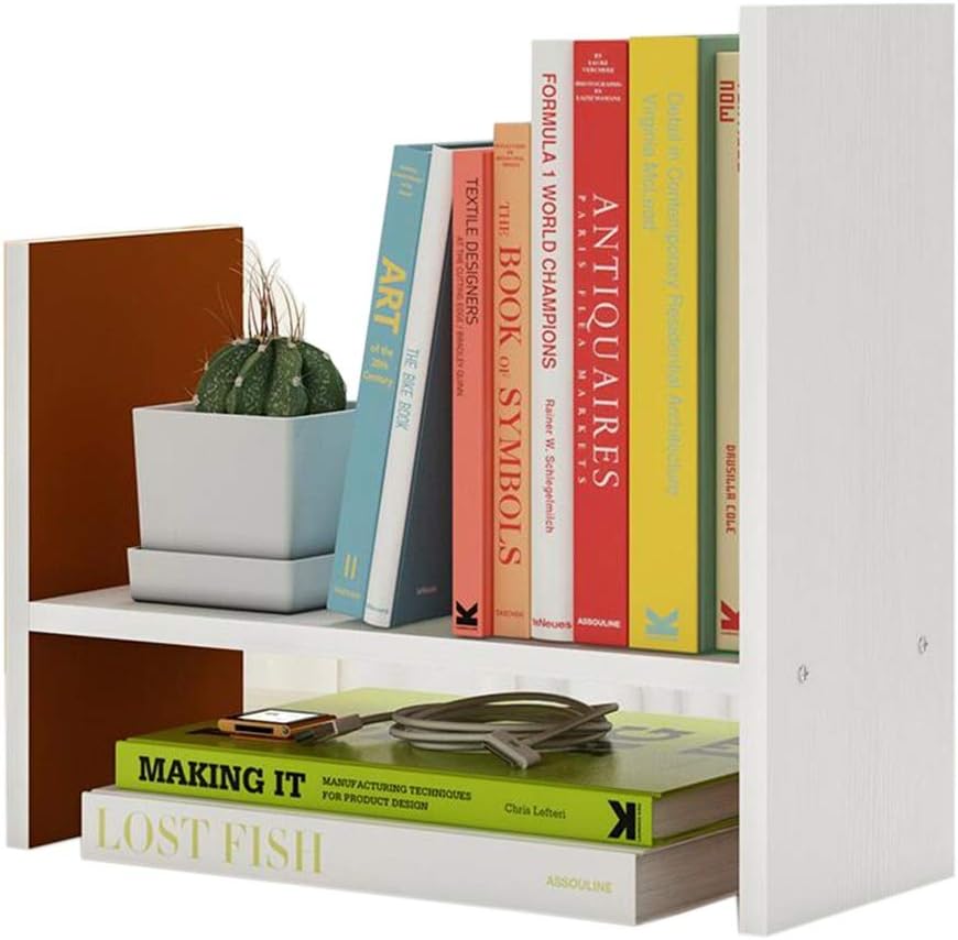 JcnfaShelves Wooden Bookcase Creative Bookshelf Simple