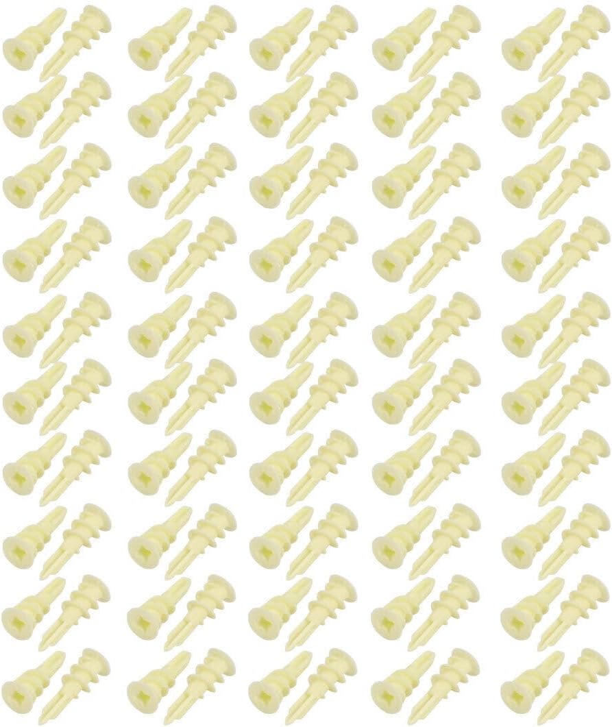 Toolparts And Accessories 100Pcs 33mm X 6mm Self Drilling Drywall Plasterboard Anchor (#CN#130824-02709)