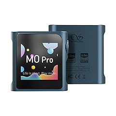 SHANLING M0 Pro 1.7 * 1.7inch Mini MP3 Player with Bluetooth，Premium DAC forfor Phones Tablets pc etc, Digital Audio Player HD Touch Screen, Support to 2TB, USB Type-C 3.5mm Jacks,Volume Konb（Blue）