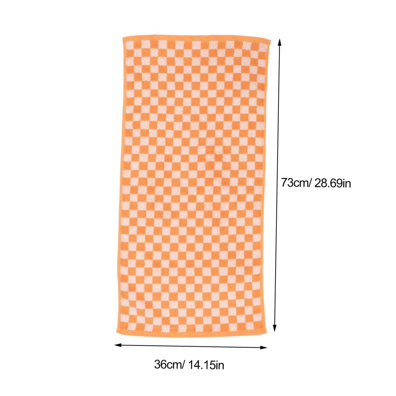 SOLUSTRE 2pcs Soft Absorbent Face Towels Checked Design Skin Friendly Washcloths for Daily Bathing and Cleaning Fade Resistant and Comfortable Use Any Occasion