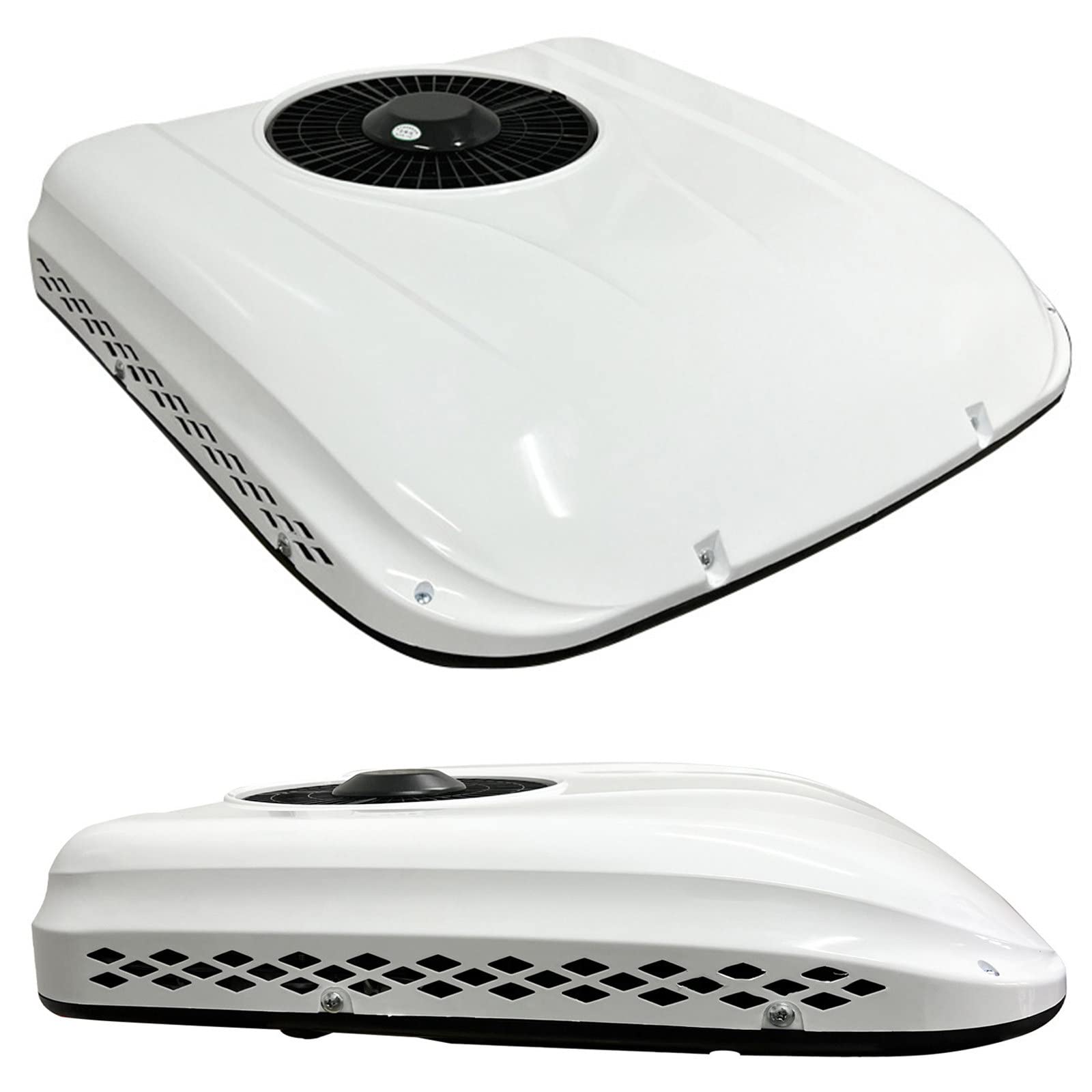 Aire acondicionado de techo para coche, 12 V, para caravanas, camiones, tractores - aire acondicionado de pie para motocicletas, ATVs, pickups, excavadoras DC acondicionamiento de aire
