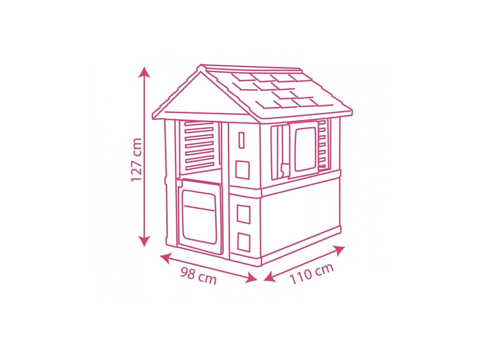 Casetta per bambini rosa Corolle Smoby 810720