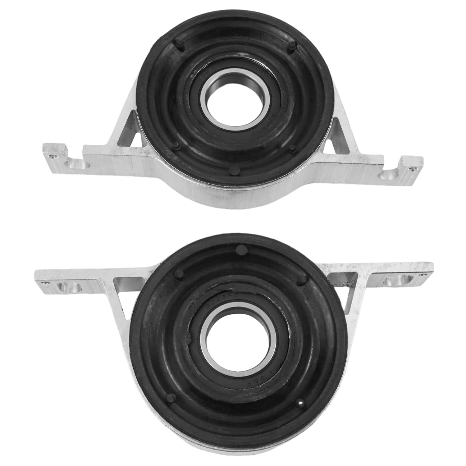 2PCS Front & Rear Drive Shaft Center Support Bearing Replacement for 1016B6677XBFRNP Fit for Cadillac SRX AWD 2010-2016