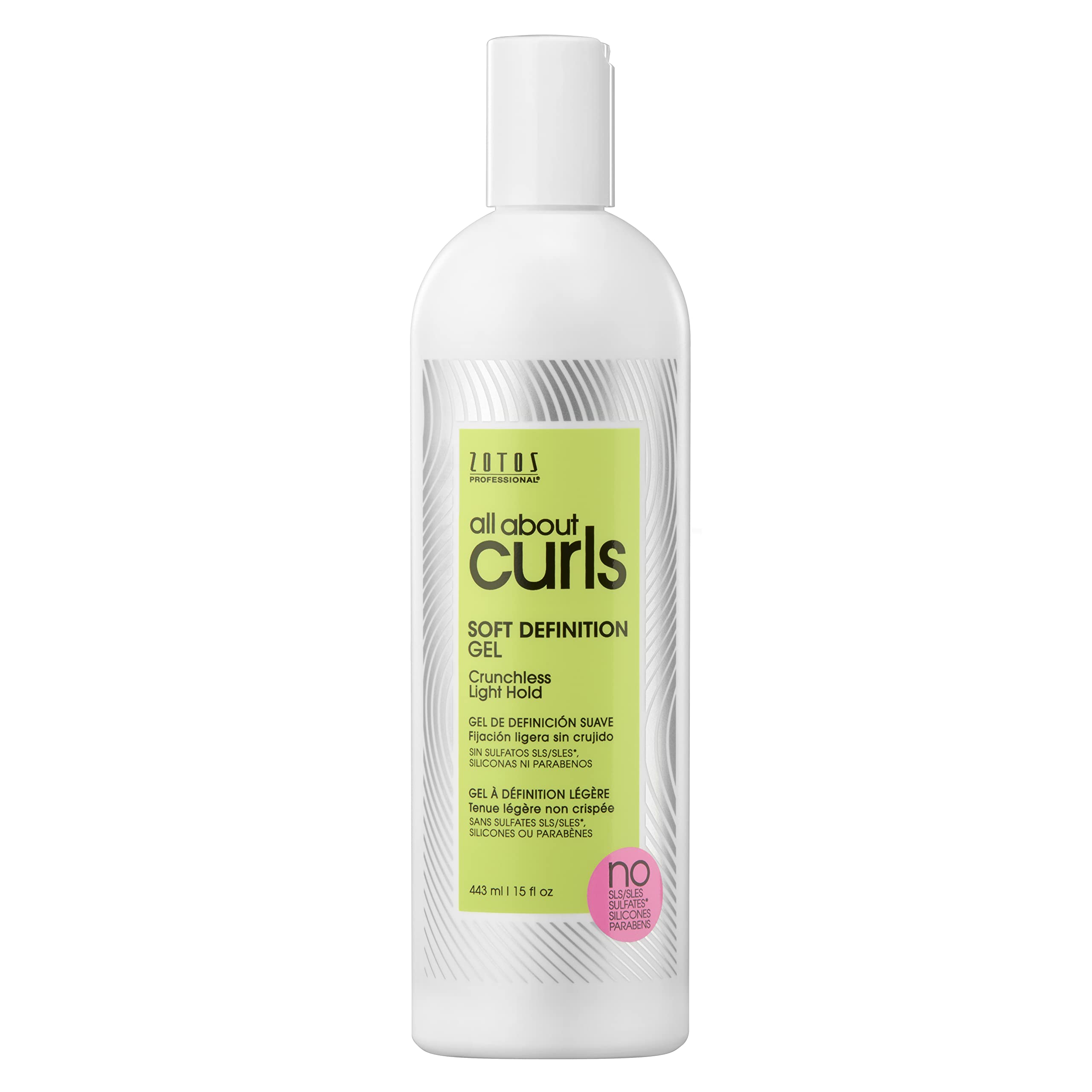 ALL ABOUT CURLSDefinition Gel Free of SLS SLES Sulfates, Soft, Silicones and Parabens Color-safe, 15-Ounce