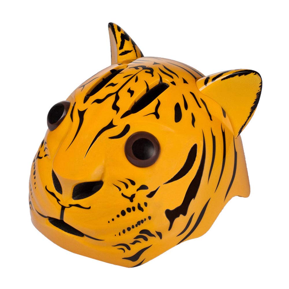 Casco de bicicleta infantil tigre amarillo el regalo perfecto para navidad y cumpleaños