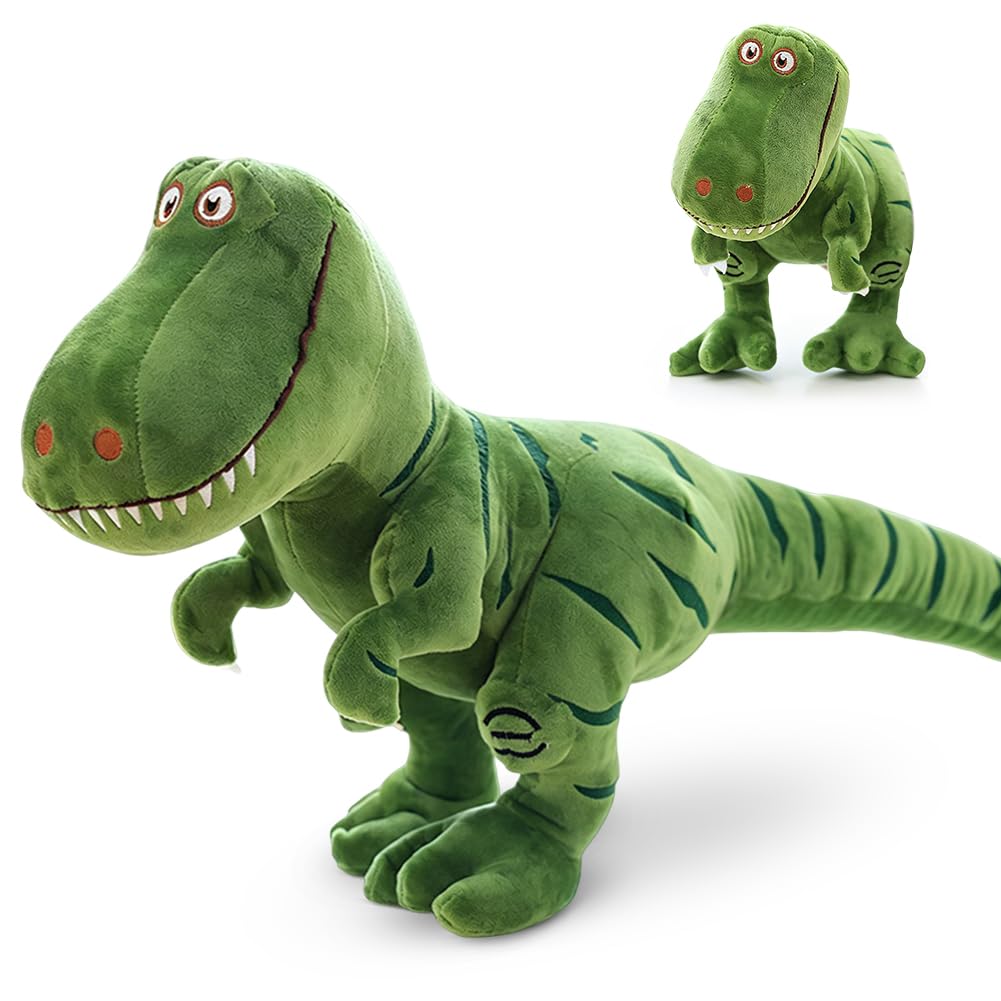 VorPrillynt Dinosaur Plushies Toy, Dinosaur Soft Toy Dinosaurs Theme Plush Toy Pillow, Soft Stuffed Sports Decor Gift for Teen Girls Boys