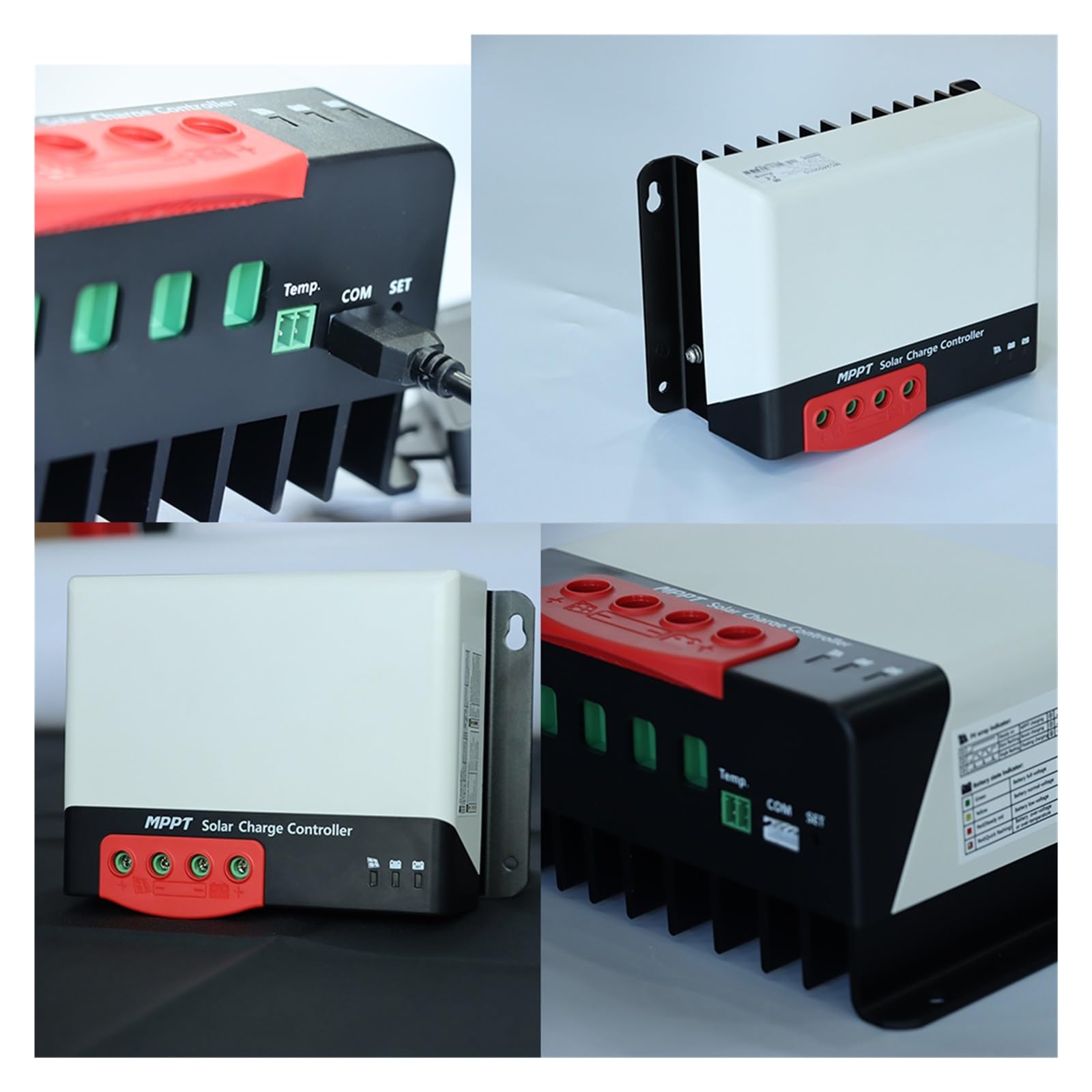 MPPT Regulator Ładowania Słonecznego Maks. 1320 W Wejście 20-50A Słoneczny 12 V 24 Do Baterii Litowej Z BT-2 RM-6 LCD Ptional(50A only controller)