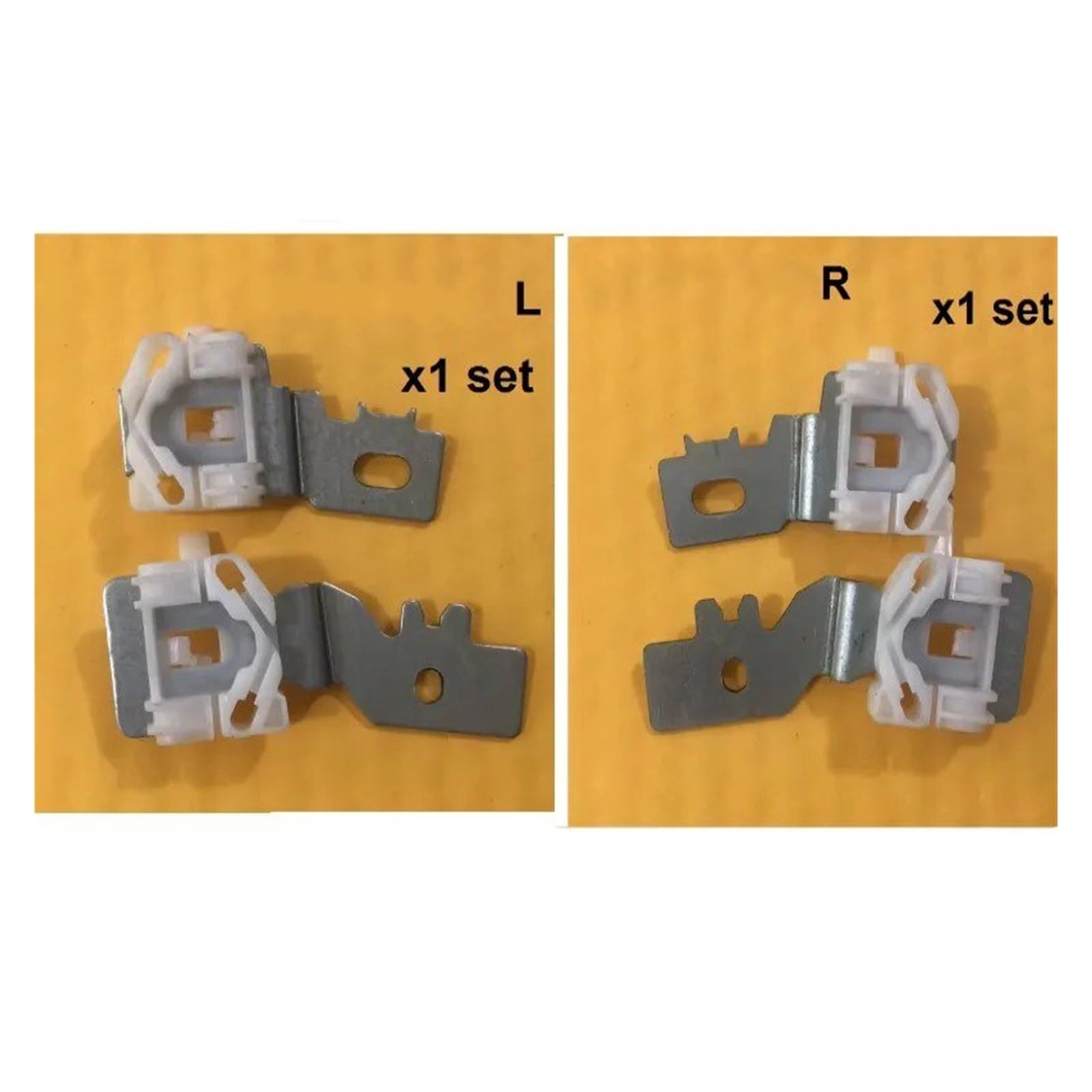 Alzacristalli PER NISSAN PRIMERA P12 2002-2008 Kit Di Riparazione Per Alzacristalli Slider Anteriore Destro E Sinistro PER X2 Set (1 Sinistro + 1 Destro)