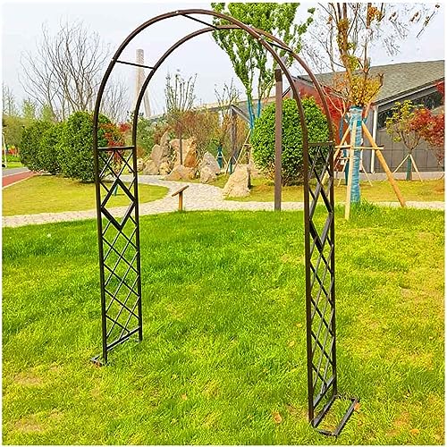 Arche de jardin rose arbor treillis métallique résistant aux intempéries