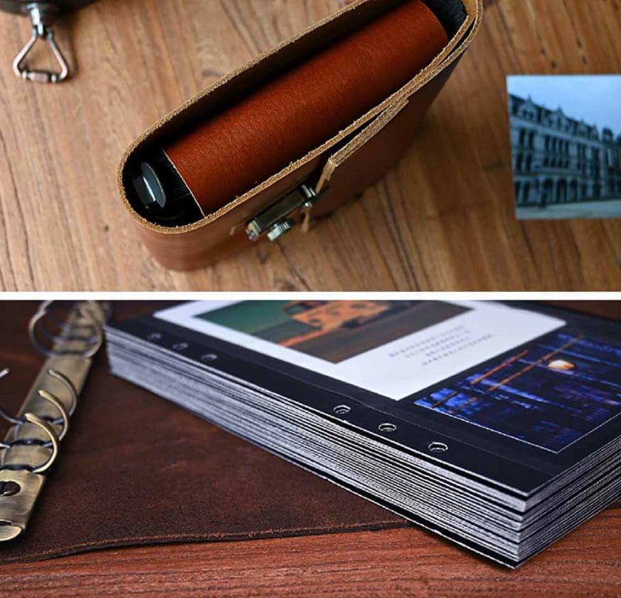 Luminexia Ręcznie wklejany album fotograficzny, album fotograficzny DIY, album fotograficzny, może być używany jako prezent urodzinowy, prezent ślubny, pamiątkowy prezent, prezent walentynkowy itp.