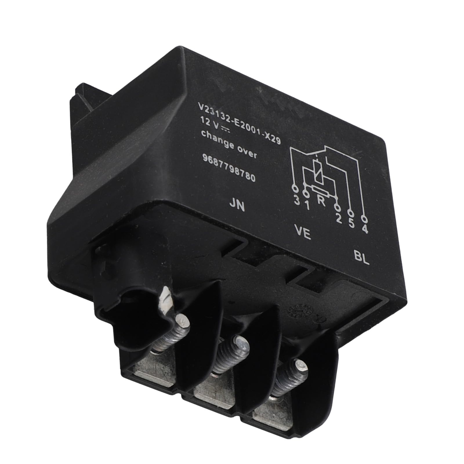 Accessoire automobile pour relais de ventilateur C5 1.8T Installation facile 658830 9687798780 Relais de ventilateur de refroidissement de remplacement Refroidissement du moteur à réponse rapide