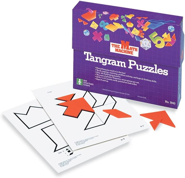 Ideal School Supply Math Machine: Tangram Puzzles