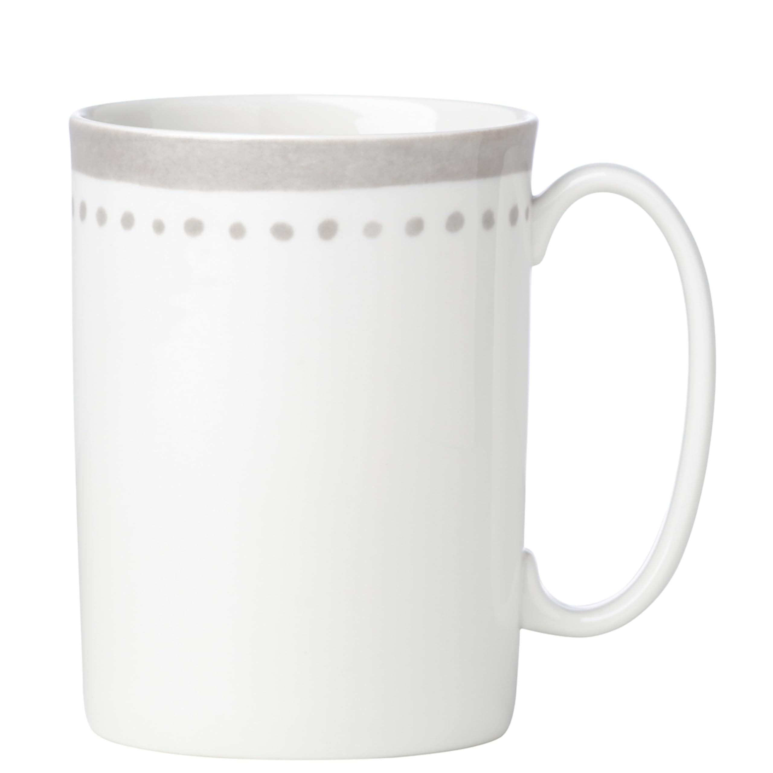 kate spade new york Charlotte Street Grey East Mug, 1 Count, Taupe
