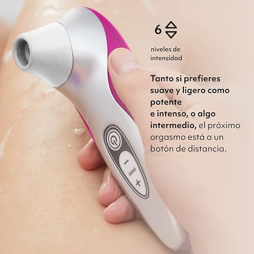 Womanizer Pro40 Stimulateur féminin clitoridien - Suceur de clitoris 6 niveaux de puissance - Vibromasseur clitoridien étanche - Stimulateur clitoridien rechargeable pour femme et pour couple - 4