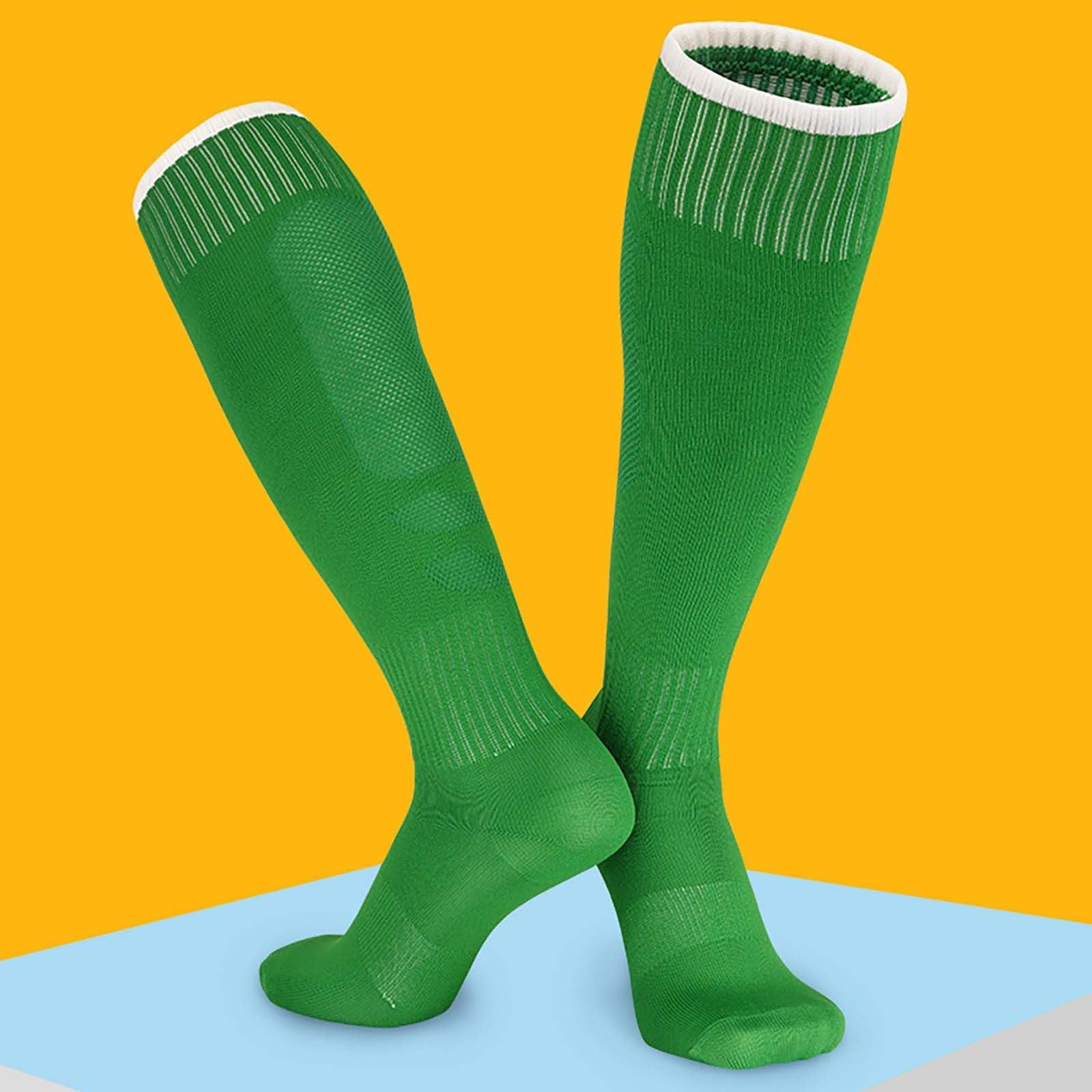 Calcetines de fútbol para niños 5-12 años 3 pares rayas transpirables deportes entrenar