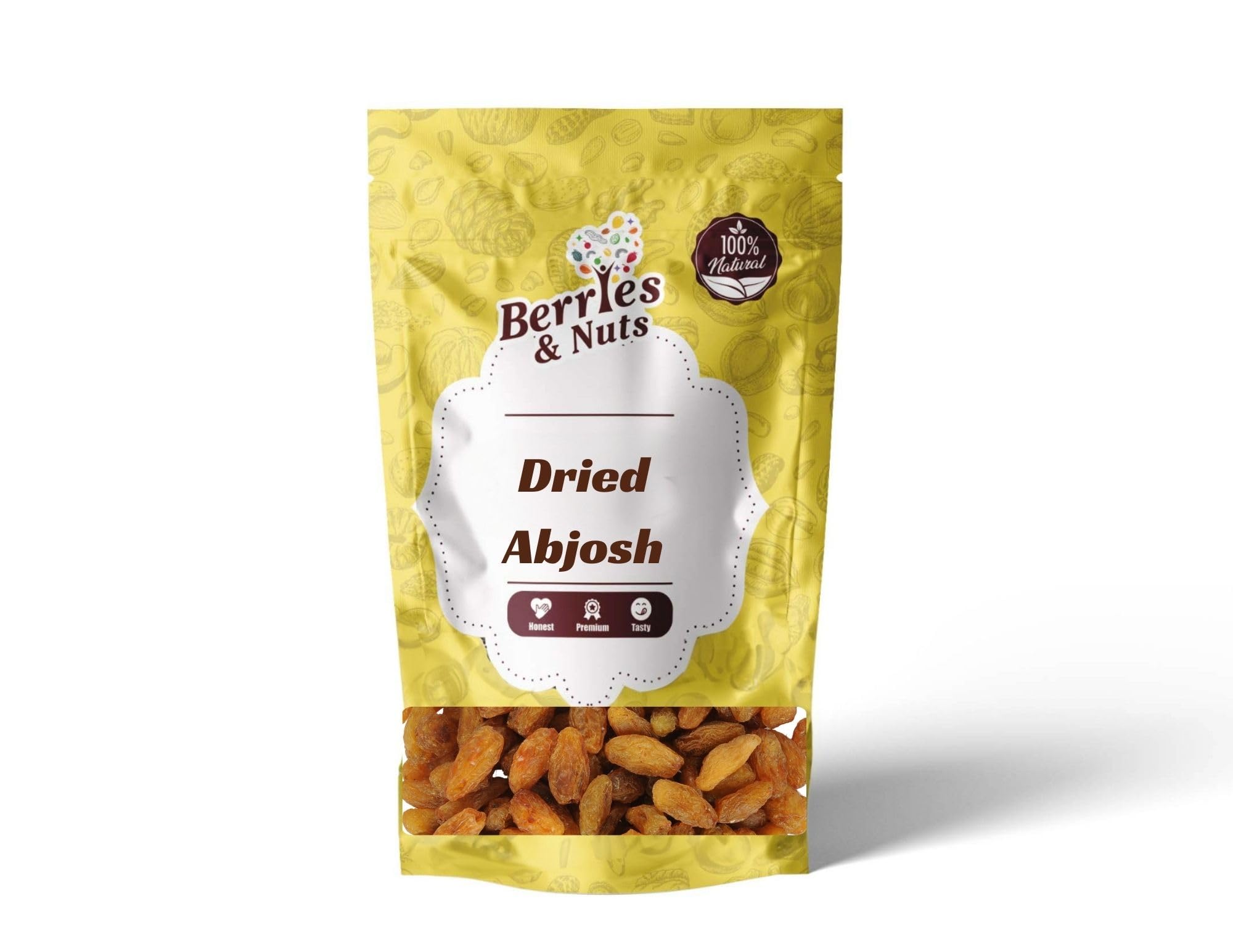 Berries And Nuts Premium Afgani Fresh Raisin With Seed|Golden Raisin|Abjosh|Munakka|500 Grams (B077QYMKHM) Amazon Price History, Amazon Price Tracker