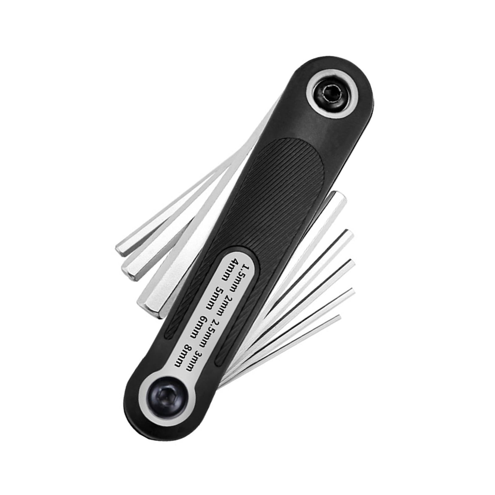 Msioytog Multiuse Foldable Star Set Hexagon Wrench for Mechanical Enthusiasts and Professional Automotive Repair Work Foldable Star Set