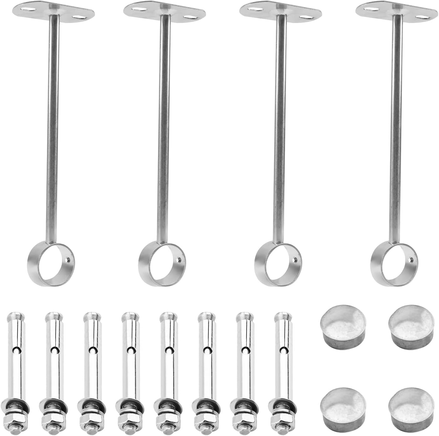 MroMax Curtain Rod CeilingMount Bracket 32mm/11/4" Inch