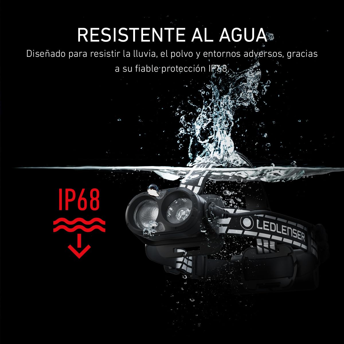 Ledlenser H19R Signature Linterna Frontal Recargable, 4000lm, 330m, IP68 | Haz focalizado, haz amplio y luz roja, Bluetooth, hasta 20h de autonomía, intensidad regulable, para pesca, camping | 2020