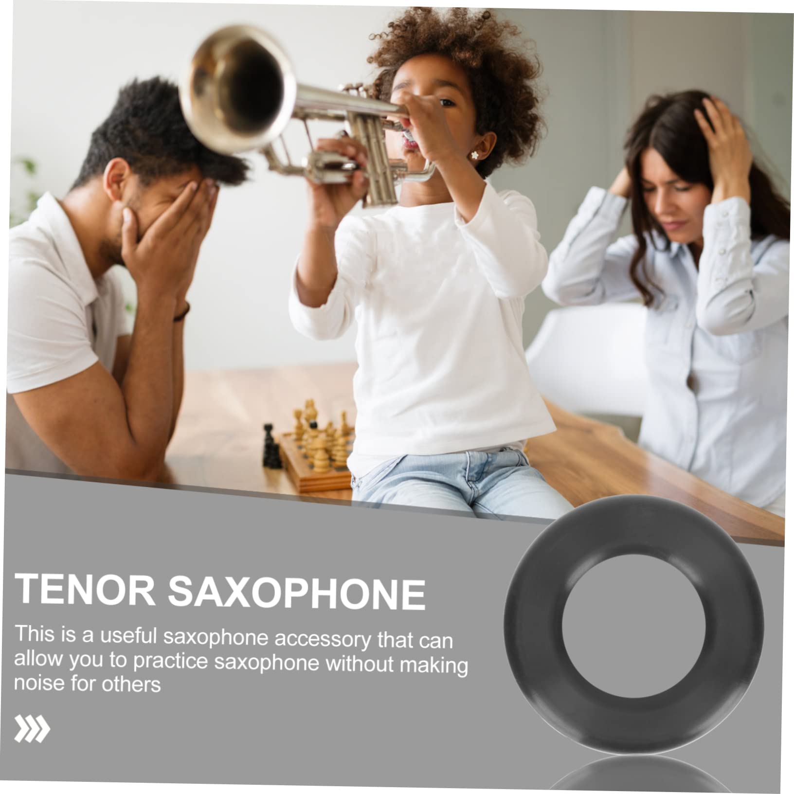 Alto Sax Saxophone Mute Useful Saxophone Durable Noise Remove Accessory Mute Case