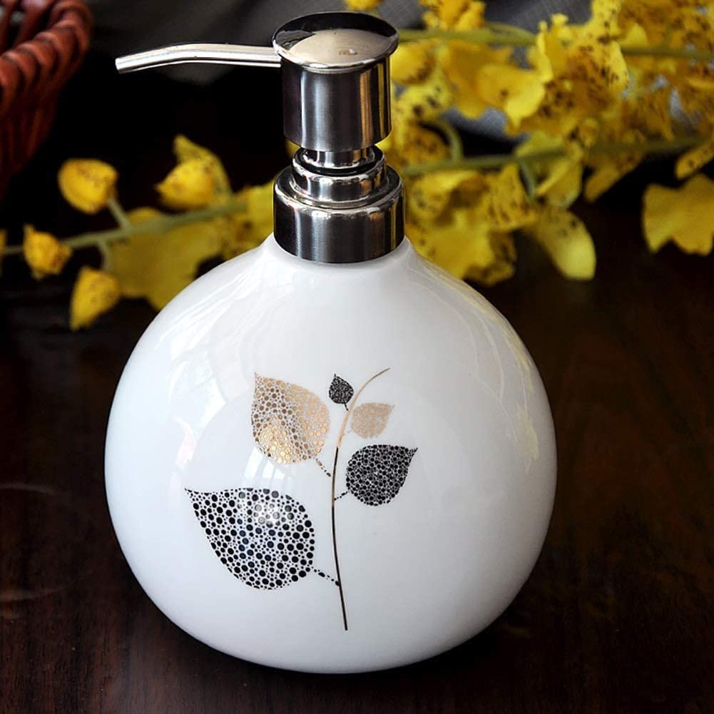 Dispenser manuale di sapone in ceramica contenitore bottiglia a mano pompa lozione shampoo liquido doccia controsoffitto bagno hotel cucina