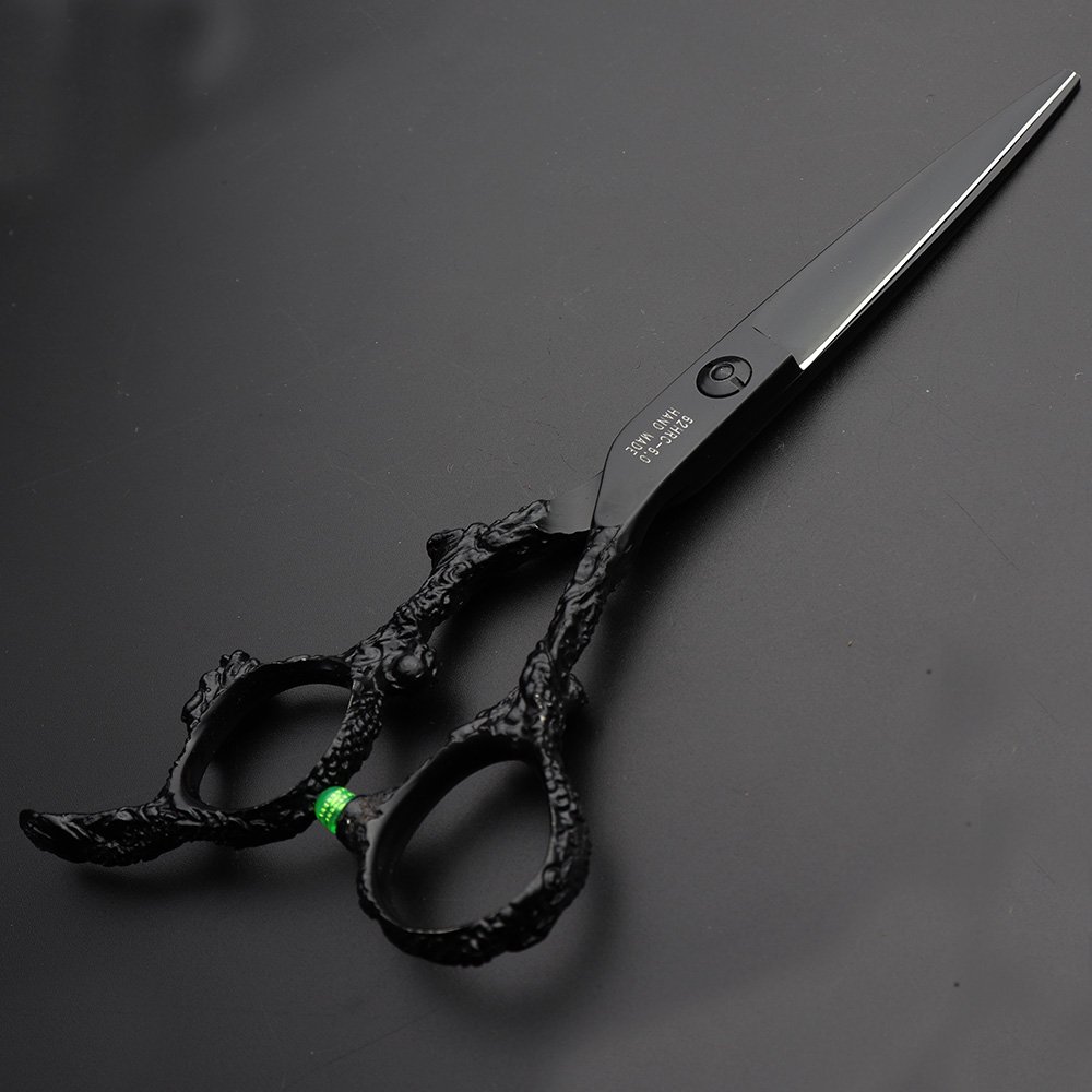 Juego de 2 tijeras de peluquería japonesas de 6 pulgadas para estudio de peluquería, herramientas de modelado profesional, tijeras de corte + tijeras de adelgazamiento