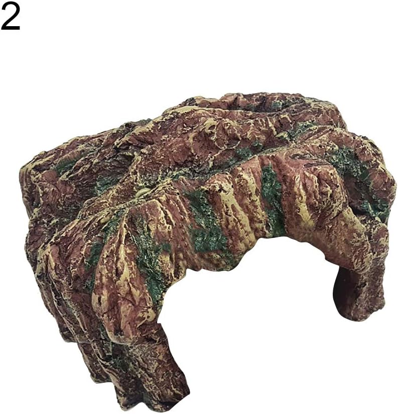 Afco Fish Tank Aquarium Landscaping Tortoise Reptile Play Cave Rock Resin Ornament Sunbathe Cave