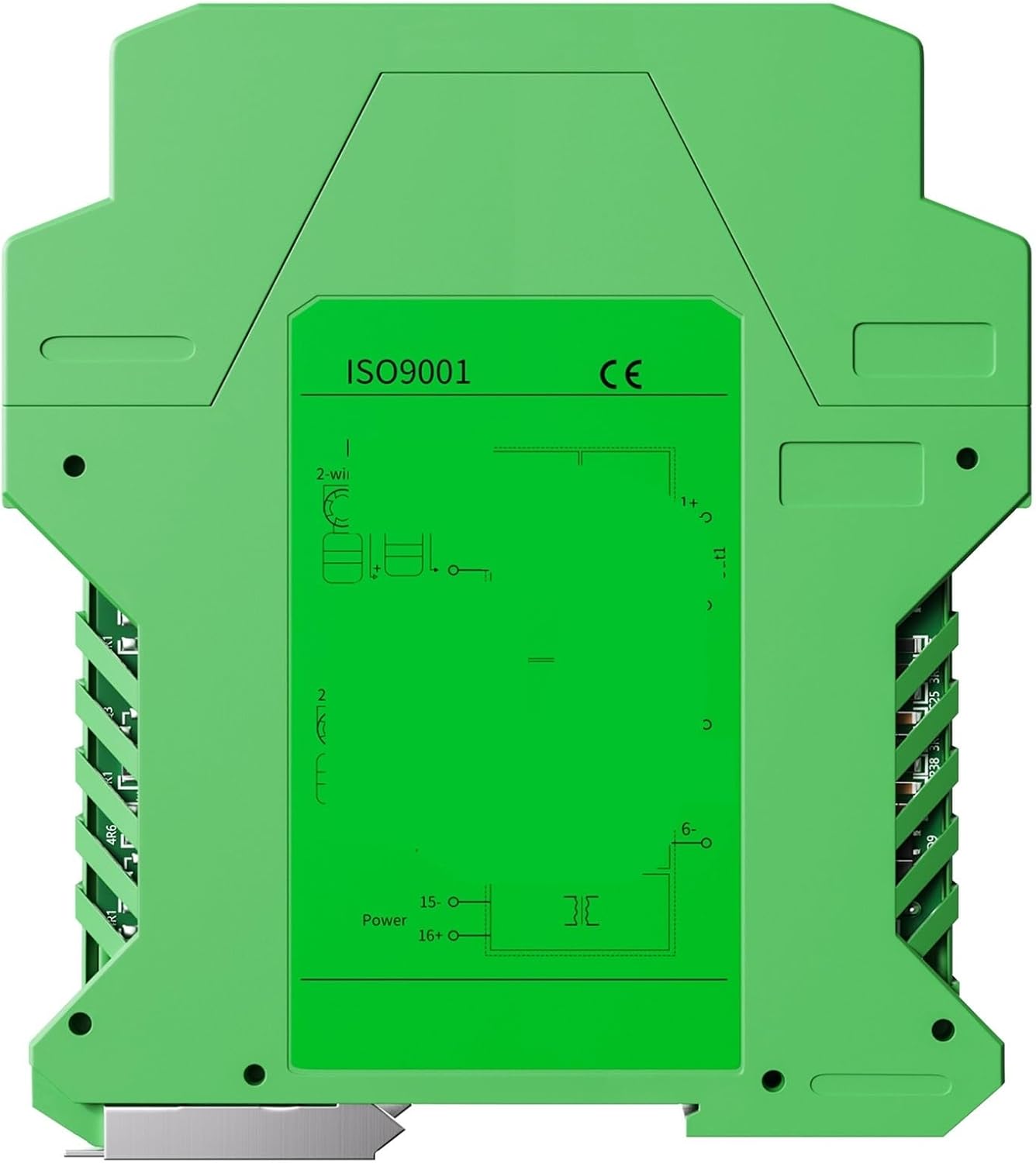 Signal Isolator 4-20mA 0-10V Converter 2 Input Output(Output 0-10v,Input 0-10V)